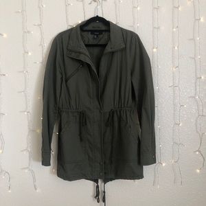 forever 21 army green utility jacket